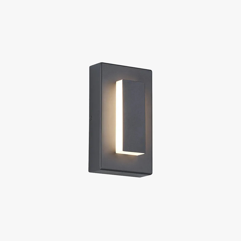 Alviro Wall Lamp Modern Square Outdoor - Sereilux