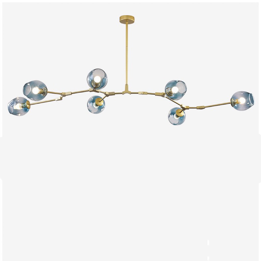 Zerin Nordic Modern Glass Pendant Light Clear Bubble - Sereilux