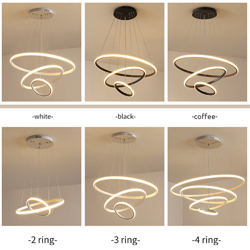 Tavonex Moderne Ring Hanglamp, 2/3/4 Ringen - Sereilux