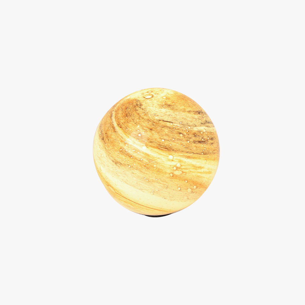 Korel Lampadaire Boule Moderne Bleu/Curry de Lait Jardin-Luire