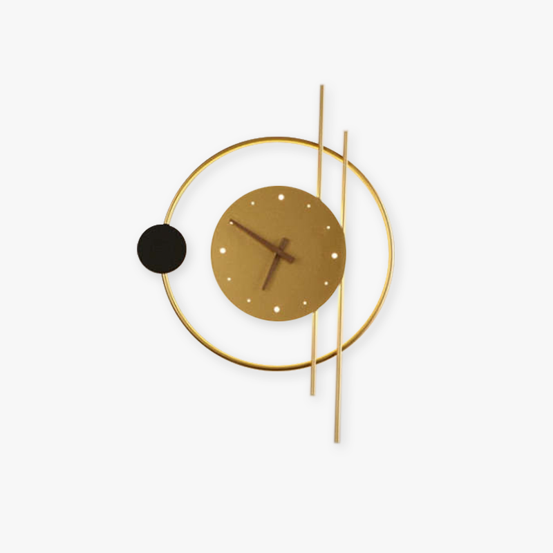 Rorin Applique Murale Led Moderne. Chambre. Noire/Or-Luire