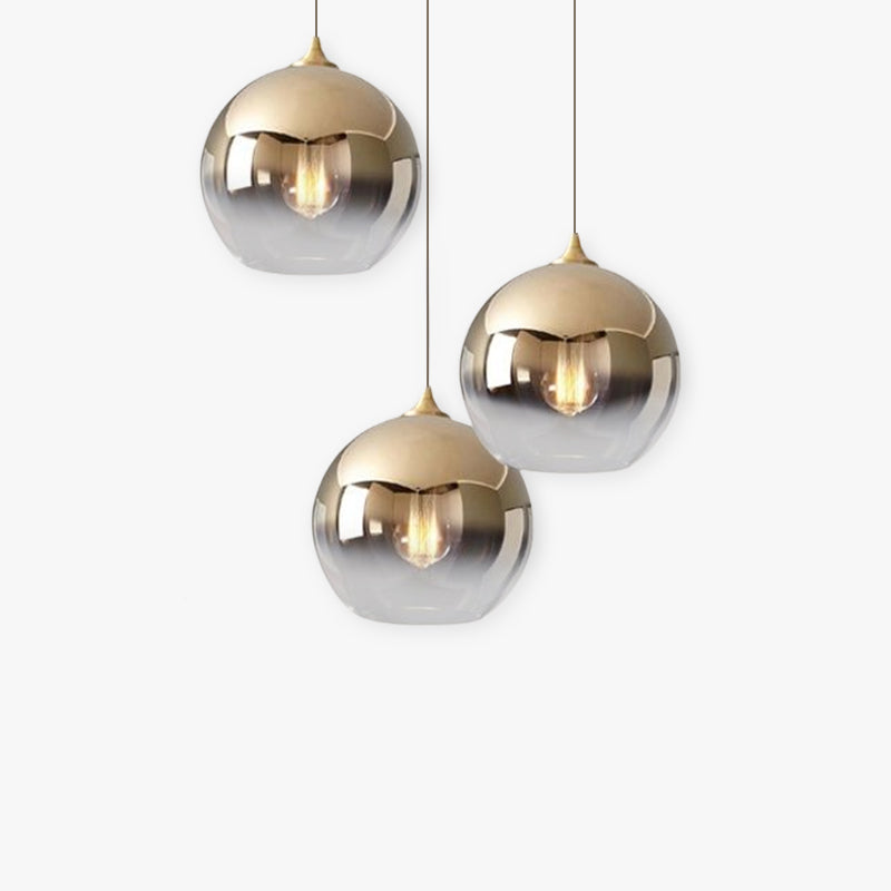 Voriq Frosted Balloon Pendant Light Gradient - Sereilux