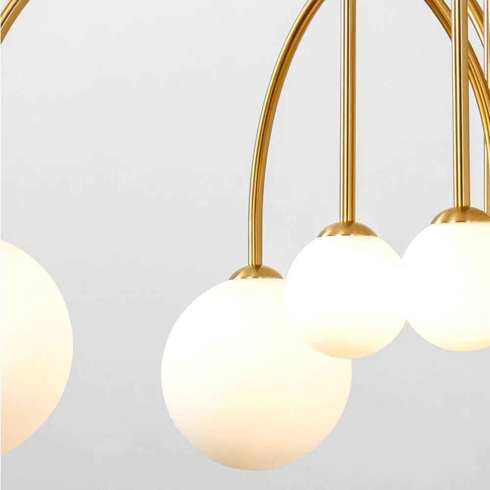 Arvyn Pendant Light Double Layer Glass Bubble - Sereilux
