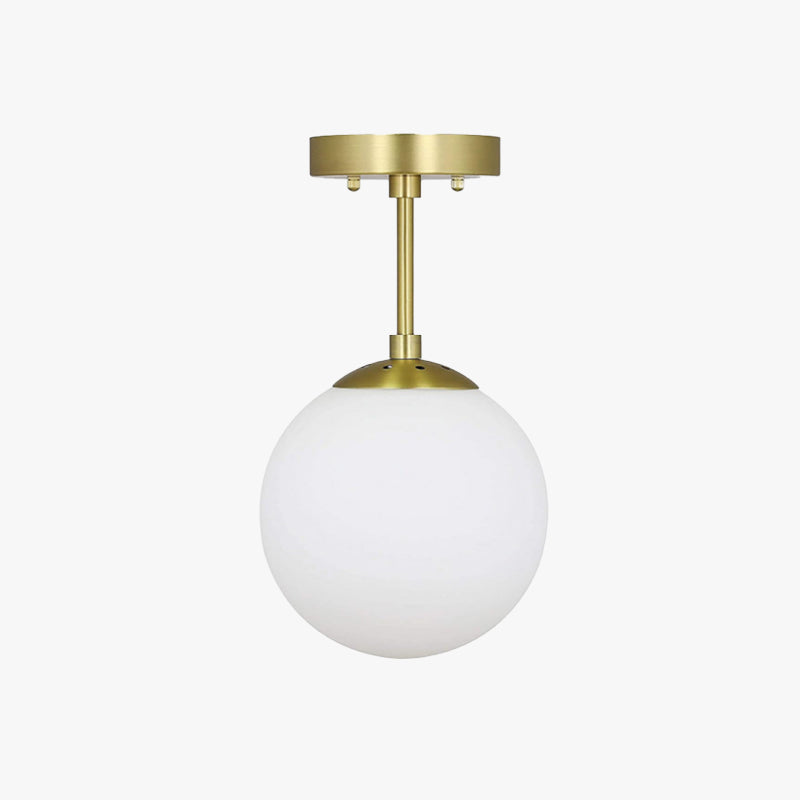 Malvo Ceiling Light Semi-Flush Mount Glass - Sereilux