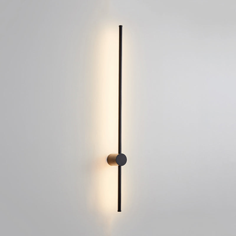 Kirixen Applique Murale Intérieure Minimaliste Linéaire LED. Métal. Noir.-Luire