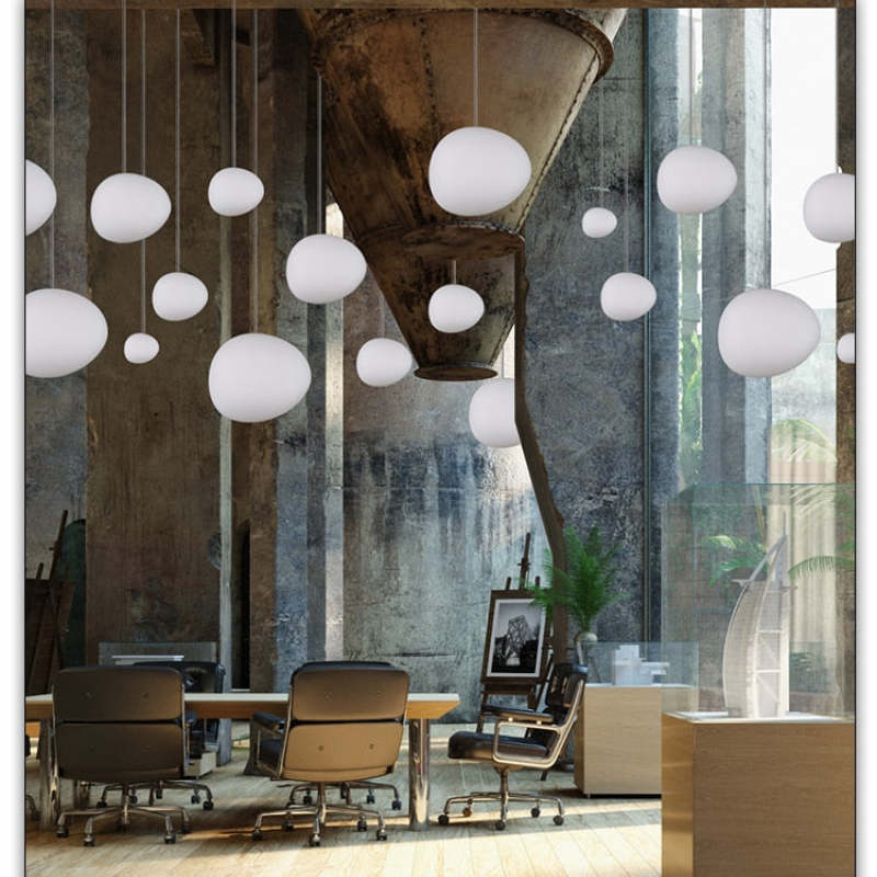 Virel Suspension en verre en forme d'œuf-Luire