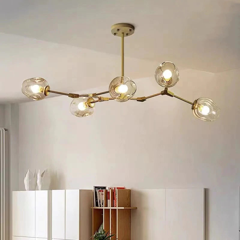 Zerin Nordic Modern Glass Pendant Light Clear Bubble - Sereilux