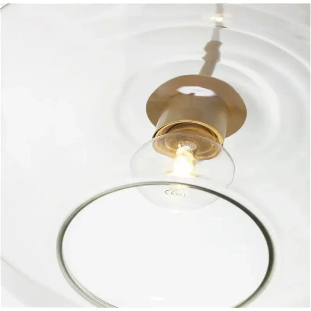 Virelo Pendant Light Glass Clear/Amber Diamond - Sereilux