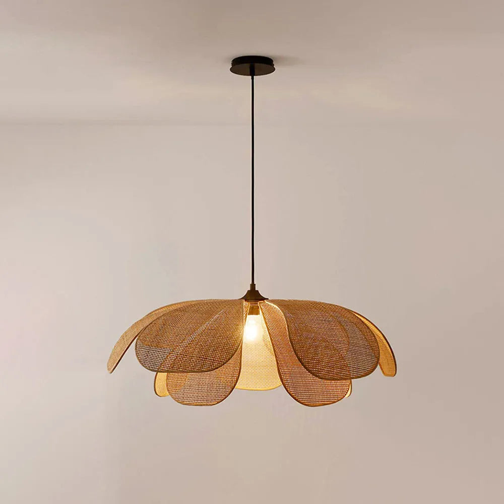 Seli Handmade Pendant Light, Rattan/Willow Weave - Sereilux
