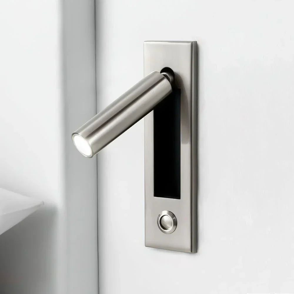 Noriel Wall Lamp Modern Rotatable Bedside Cylindrical - Sereilux