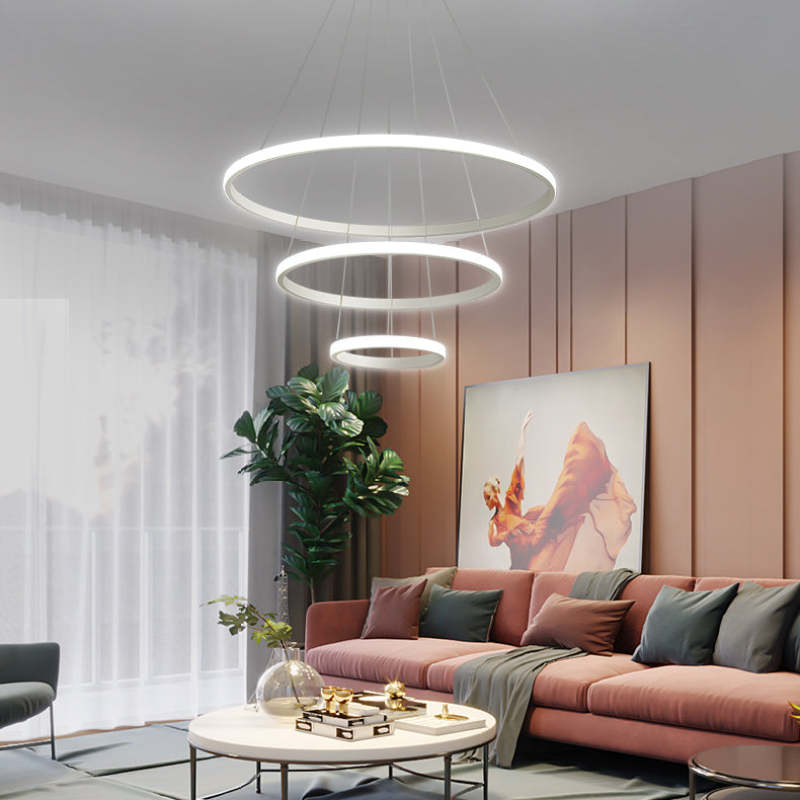 Tavonex Moderne Ring Hanglamp, 2/3/4 Ringen - Sereilux