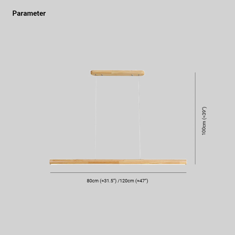 Xylo Suspension Linéaire Design en Bois-Luire