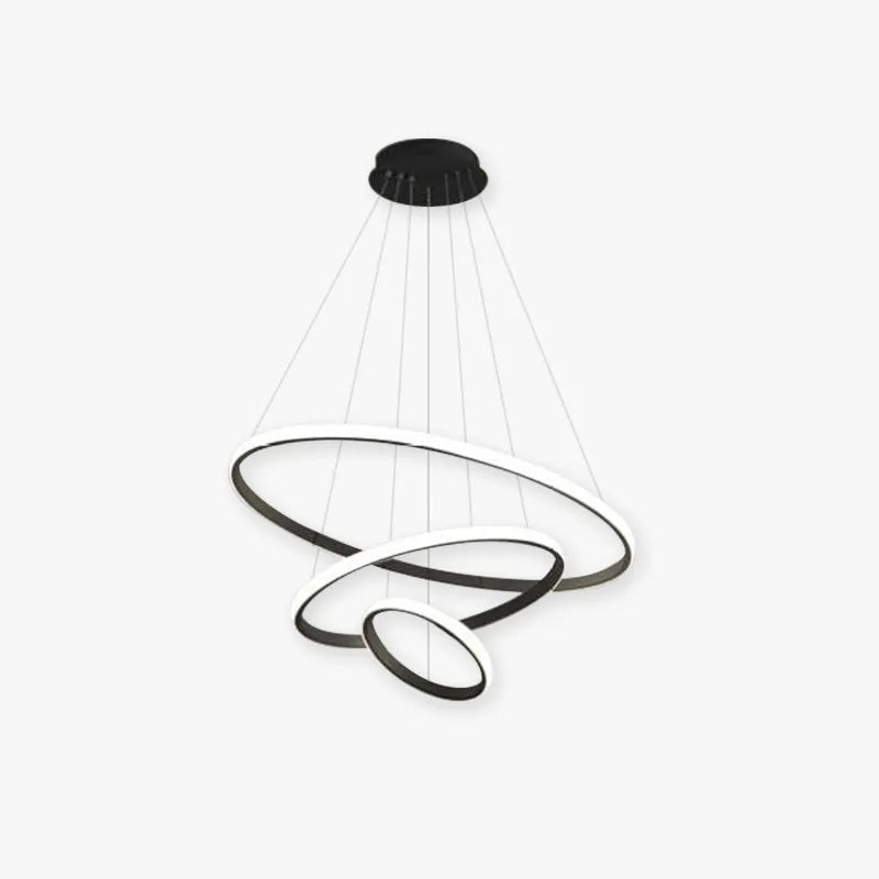 Tavonex Modern Ring Pendant Light, 2/3/4 Rings - Sereilux
