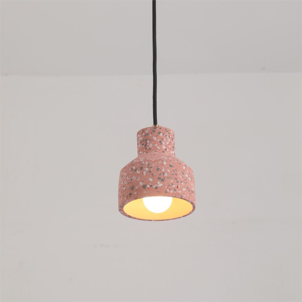 Lostel Suspension Rond Décor Nordique. Métal/Ciment. 4 Couleur. Salon-Luire