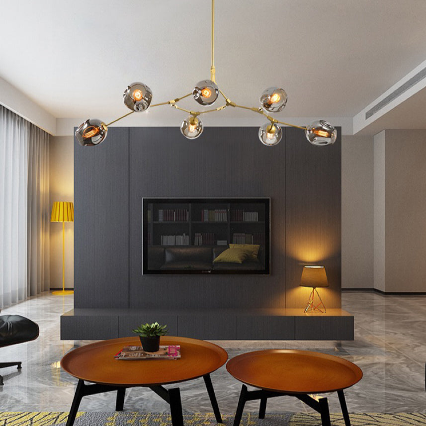 Zerin Nordic Modern Glass Pendant Light Clear Bubble - Sereilux