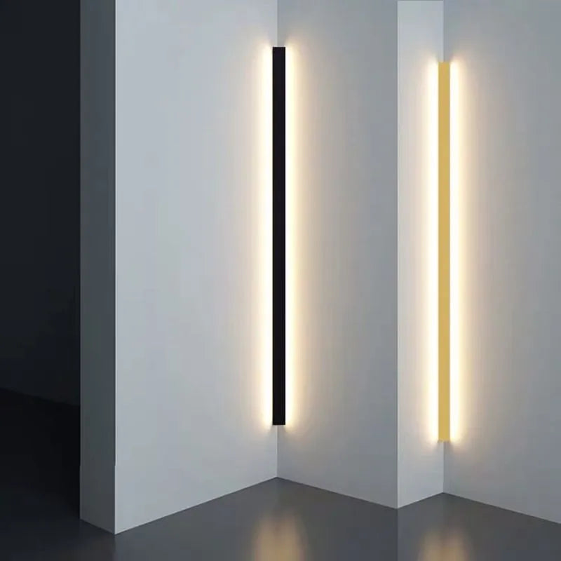 Arveno Wall Lamp Minimalist Linear Gold/Black/White - Sereilux