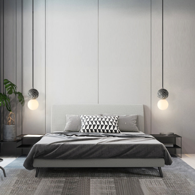 Luoxa Luminaires Suspensions Globe Moderne Pierre/Verre Rose/Gris/Noir/Blanc Salon-Luire