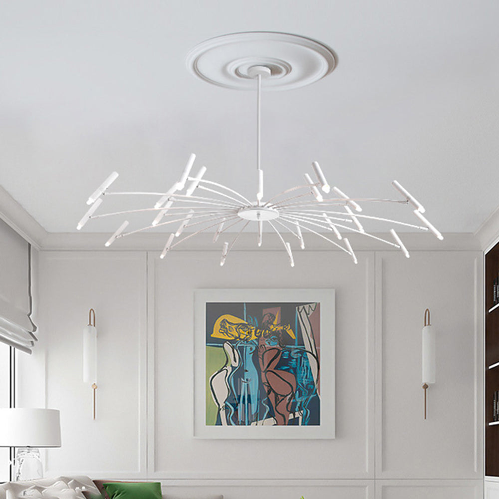 Lyren Lustre Simple Noir/Blanc Etude/Salon/Salle à Manger-Luire