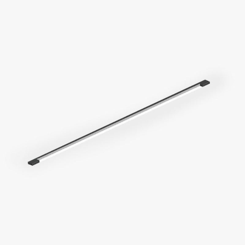 Evoa Moderne Schlanke Lineare Schwarze LED-Wandlampe - Sereilux