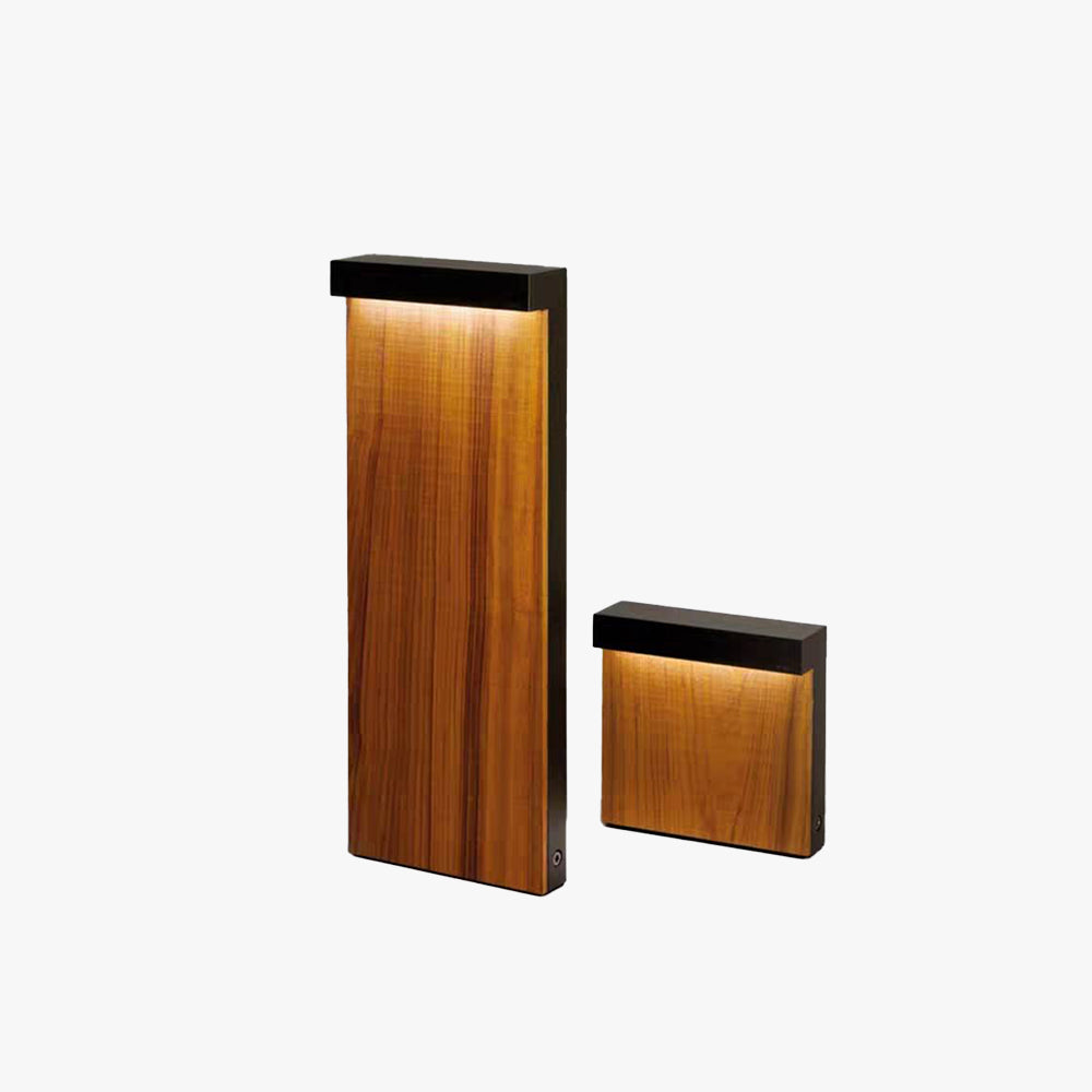 Tostel Extérieure Géométrique Minimaliste. Métal. Bois. Extérieur-Luire