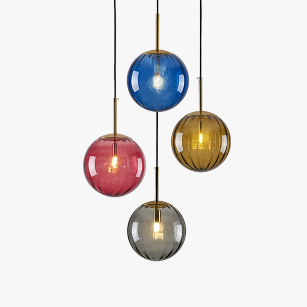 Elsyn Pendant Light Globe Glass Modern - Sereilux