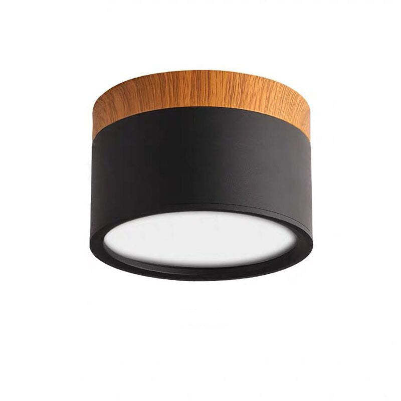 Lumex Petit Plafonnier Led Multicolor Bois Nordique. Couloir-Luire
