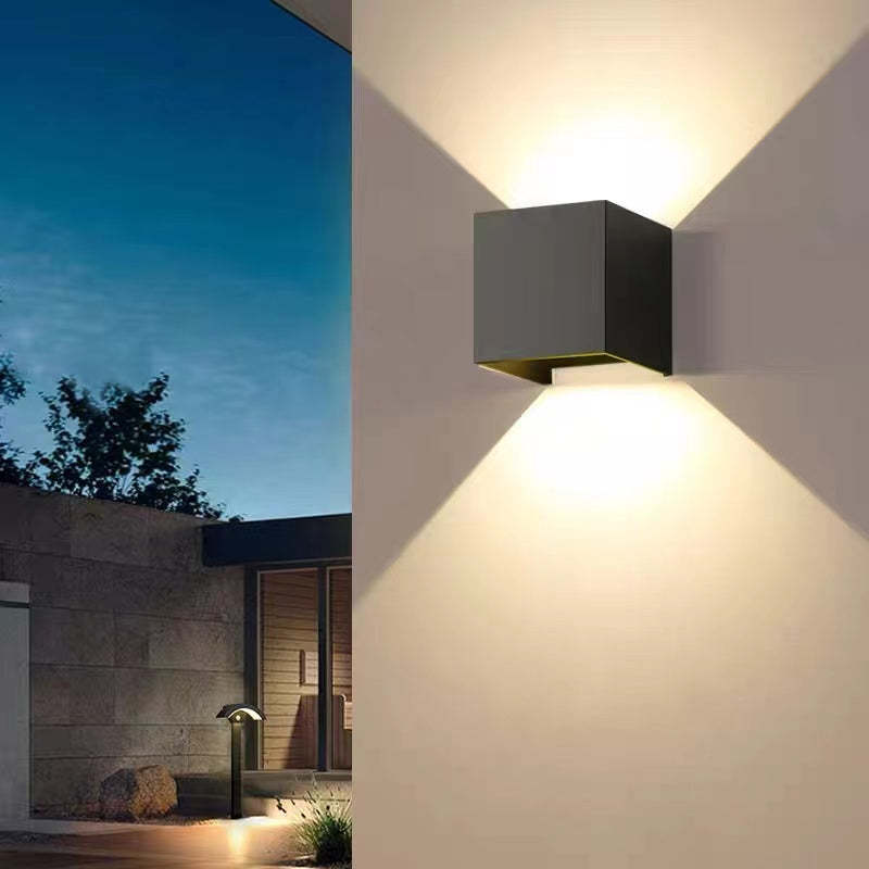 Torex Applique Murale Carrrée Minimaliste Intérieur/Extérieur-Luire