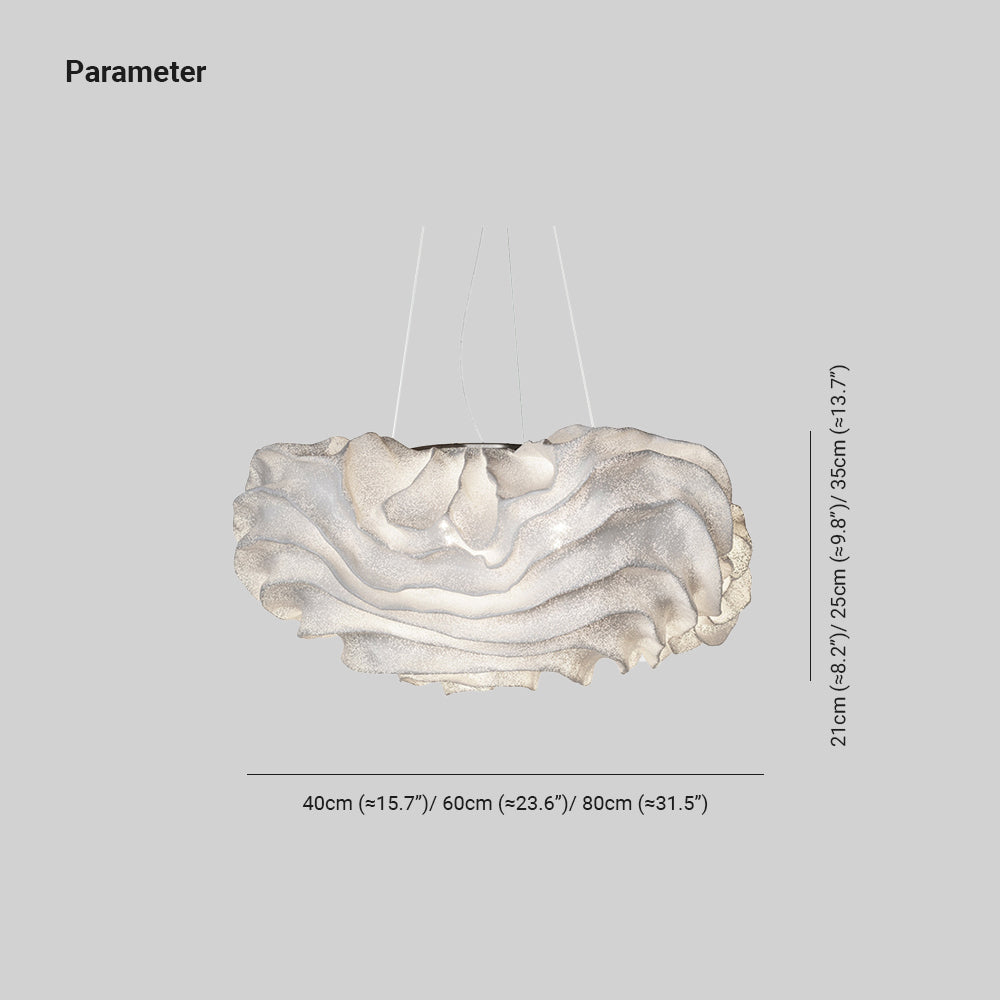 Emino Suspension Nuage Blanc. Dia 40/60/80cm-Luire