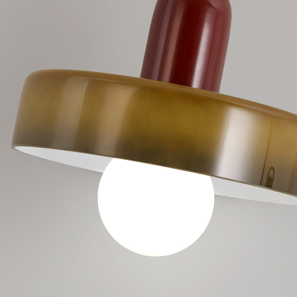 Ravelix Suspension Ronde Vintage Verre Salon-Luire