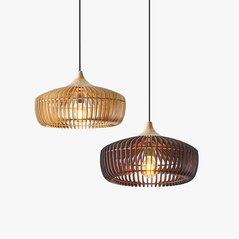 Lumenoa Pendant Light Nordic Japanese Wood Natural - Sereilux