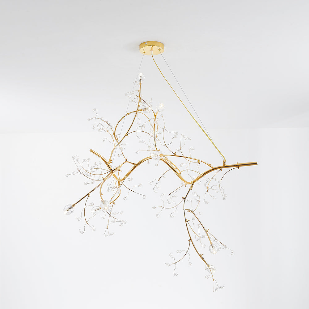 Halen Art Suspension Cristal Salon Chambre à Coucher-Luire
