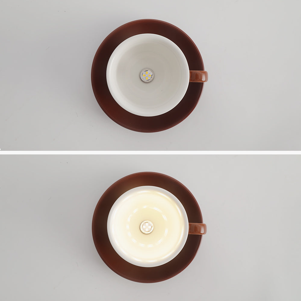 Kevelor Moderne Tasses à Café Céramique Plafonnier Bleu/Rose/Jaune-Luire