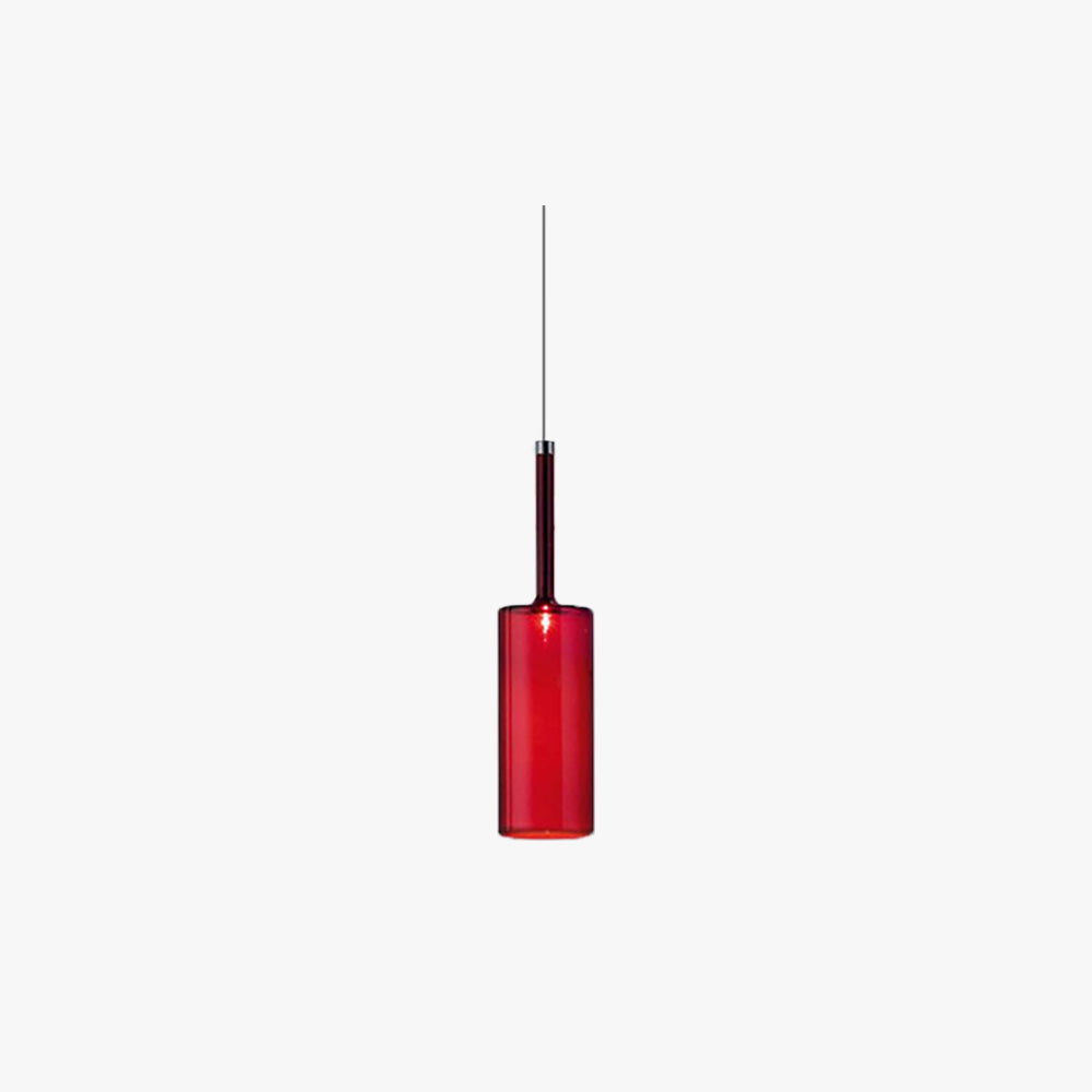 Lorel Lustre Suspension Moderne Minimaliste Verre Clair/Gris Bar-Luire