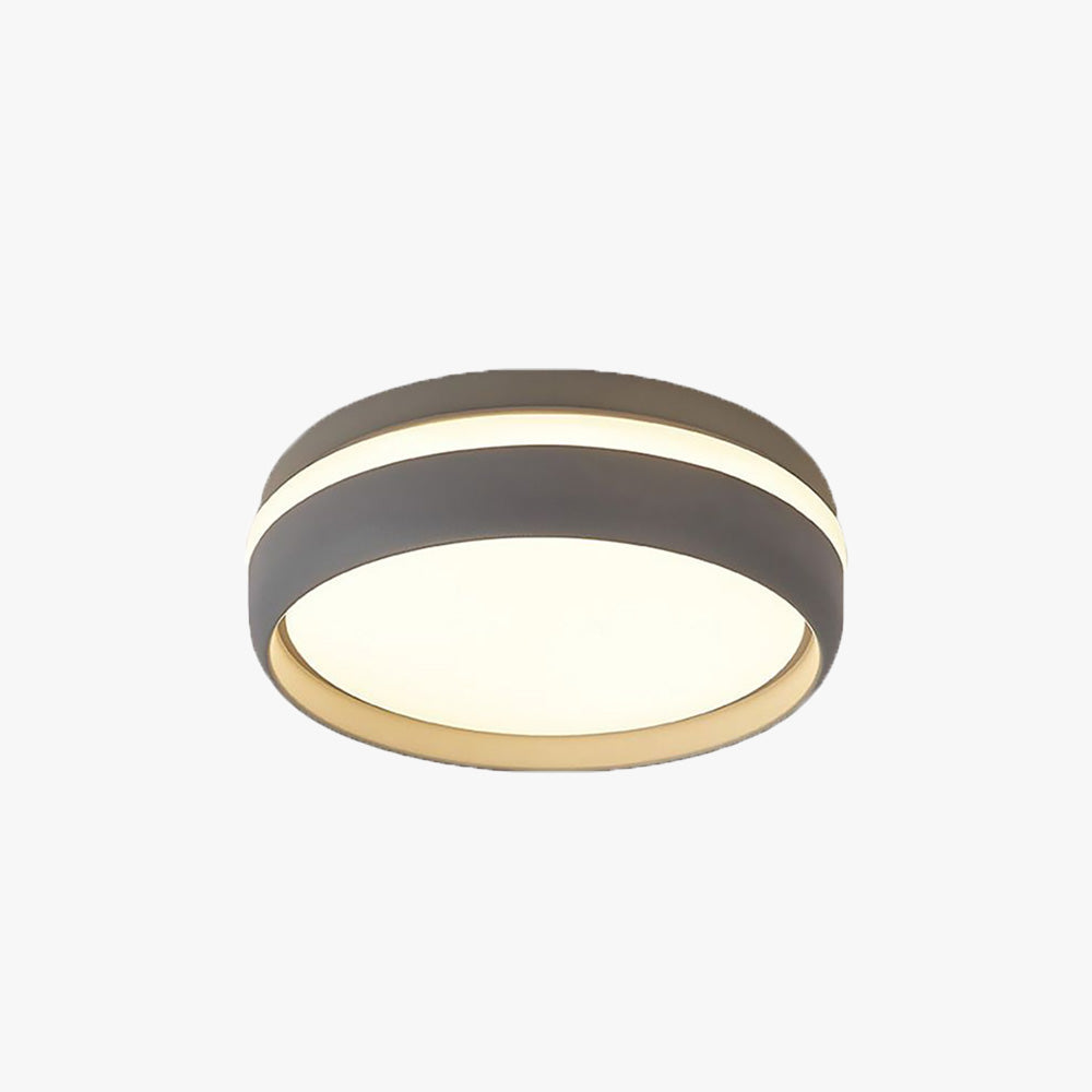 Lenior Ceiling Light Black Round - Sereilux
