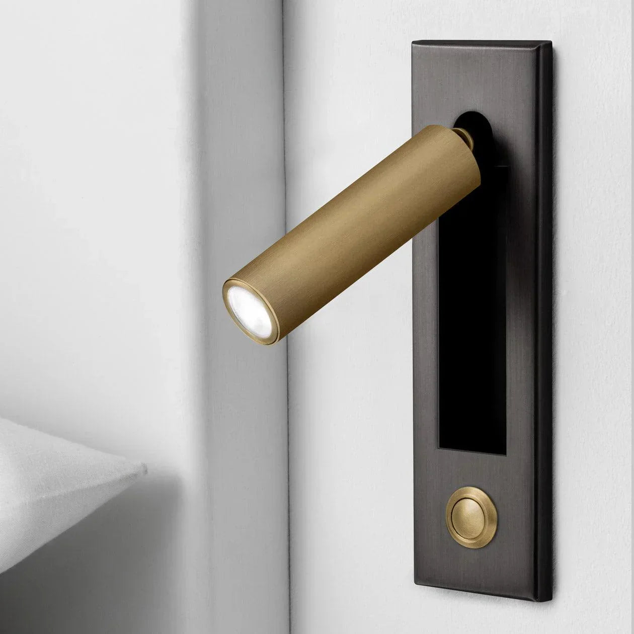 Noriel Wall Lamp Modern Rotatable Bedside Cylindrical - Sereilux