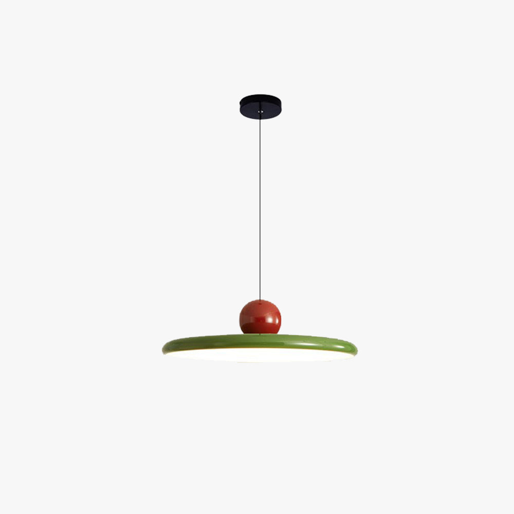 Divin Suspension Nordique Soucoupe Volante Rouge/Crème/Vert-Luire
