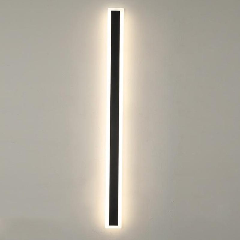 Rivin Moderne LED Applique Murale Extérieure Noir-Luire