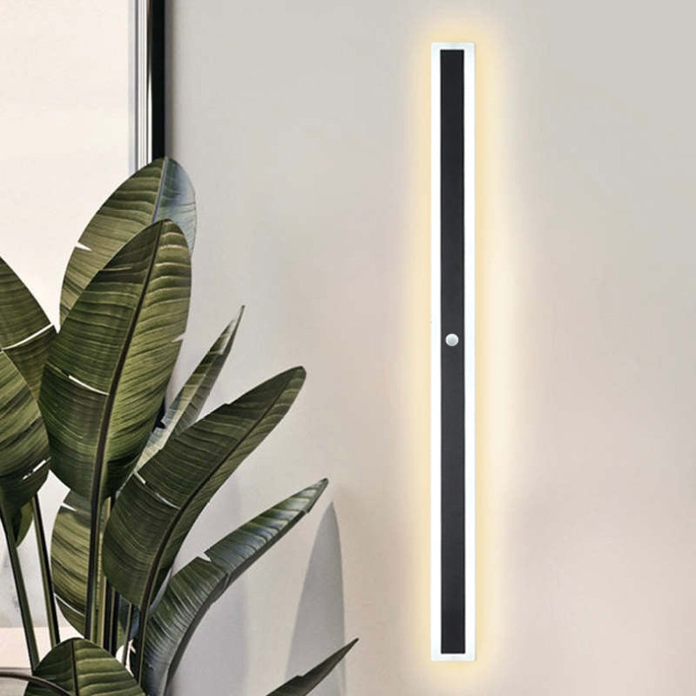Rivin Moderne LED Applique Murale Extérieure Noir-Luire