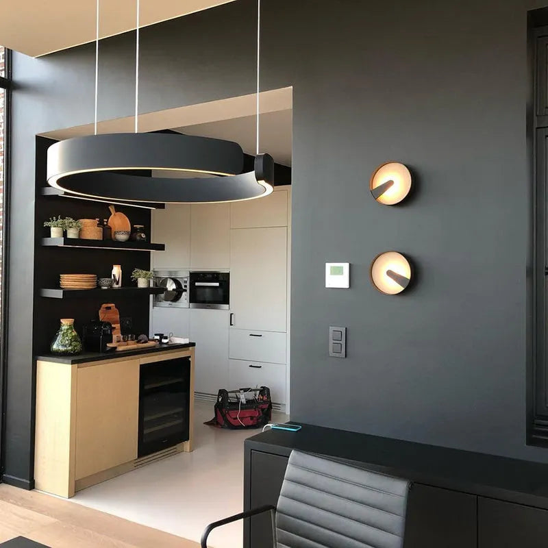 Soriel Pendant Light Luxury Minimalist LED Ring - Sereilux