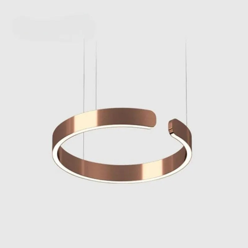 Soriel Pendant Light Luxury Minimalist LED Ring - Sereilux