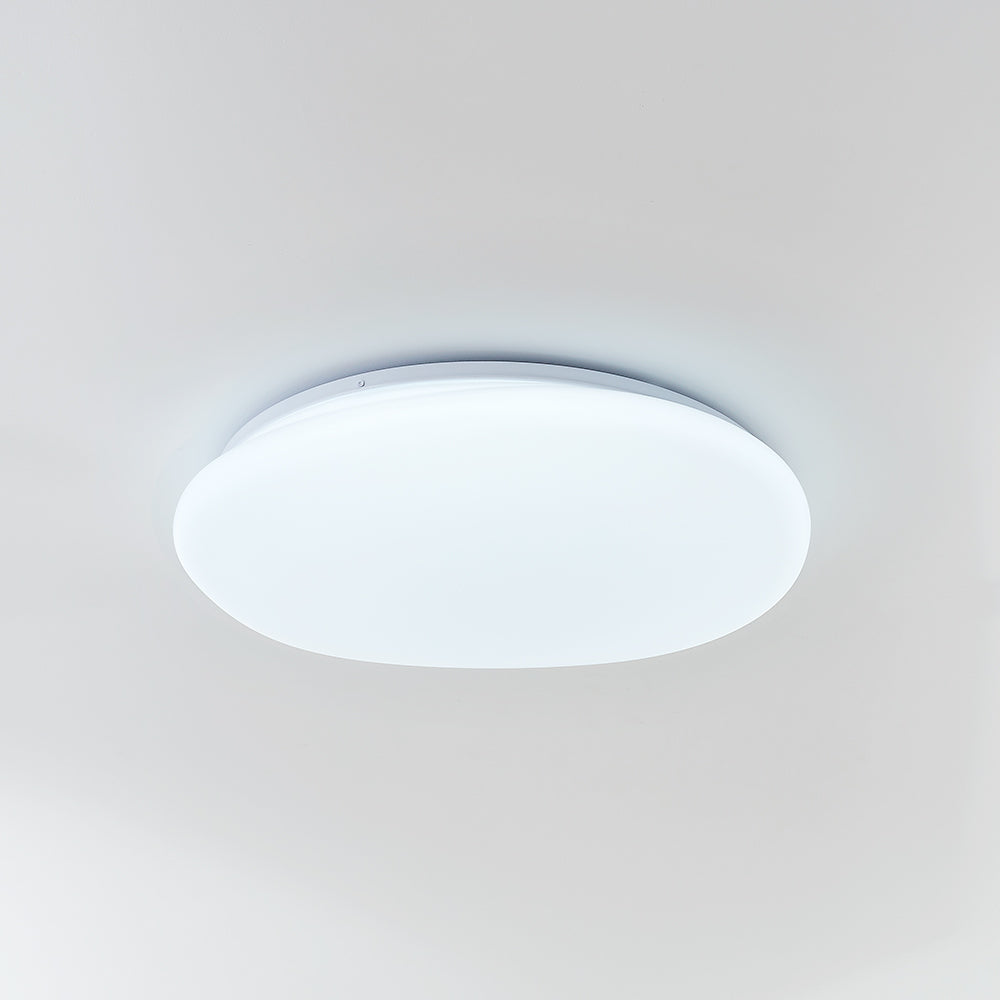 Sorexar Plafonnier Galet Moderne Blanc. Salon-Luire