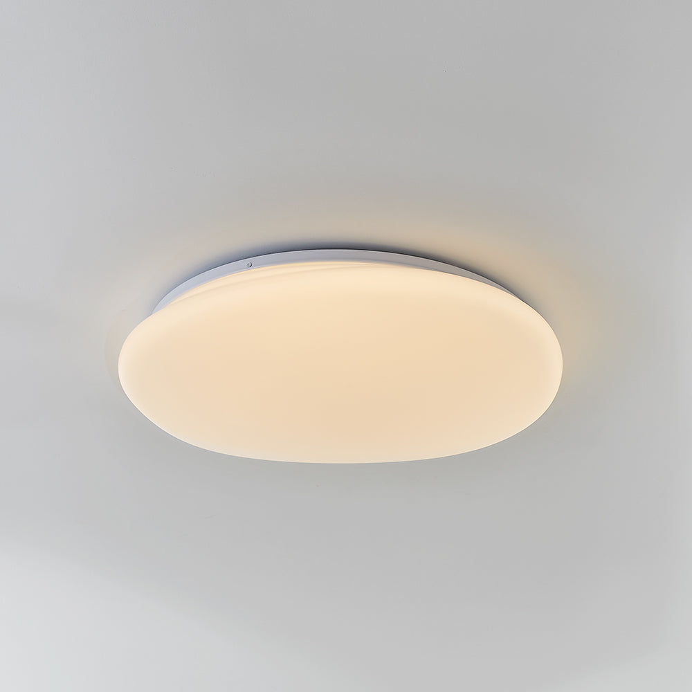 Sorexar Plafonnier Galet Moderne Blanc. Salon-Luire