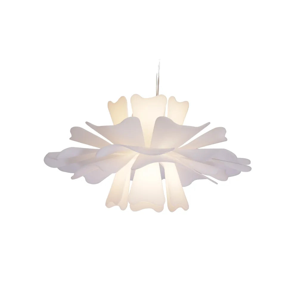Eldor Elegant Flower Pendant Light White - Sereilux