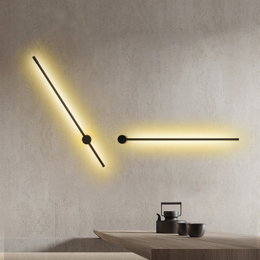 Sirixen Applique Murale Intérieure LED Moderne. Rotative. Métal. Noir. Salon-Luire
