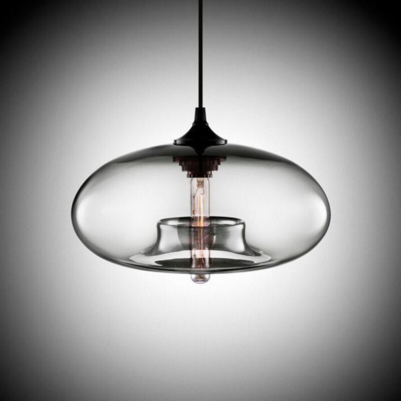 Nostel Lampes Suspendues en Verre Modernes Nordiques Chambre à Coucher-Luire