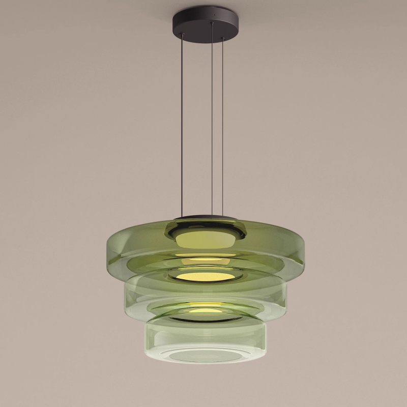 Virixor Suspension Moderne Verre Métal Cuisine Salon-Luire