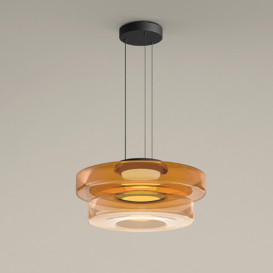 Virixor Suspension Moderne Verre Métal Cuisine Salon-Luire