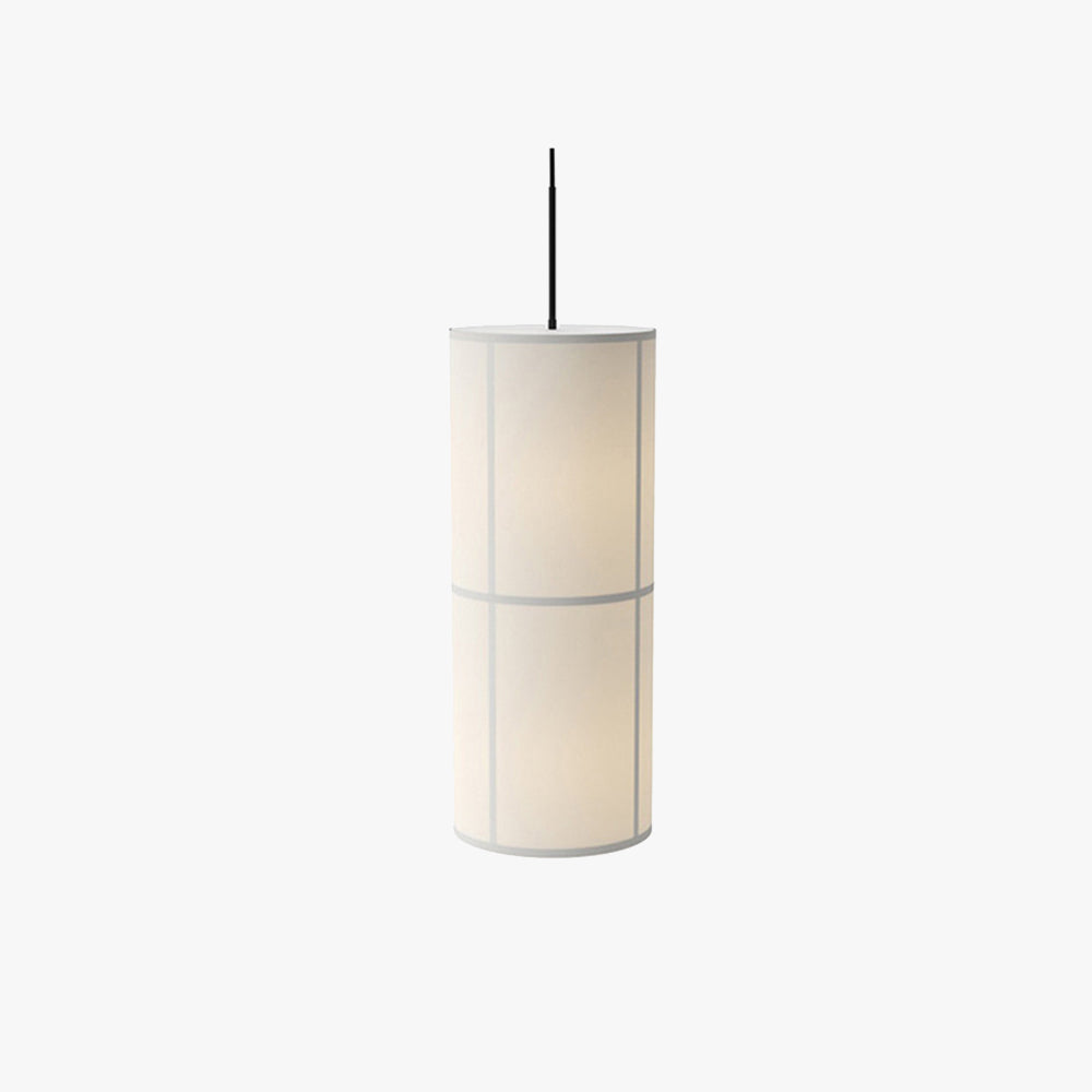 Kovar Suspension Cylindre Vintage. Métal/Soie. Blanc/Beige/Noir. Chambre à Coucher/Salon-Luire