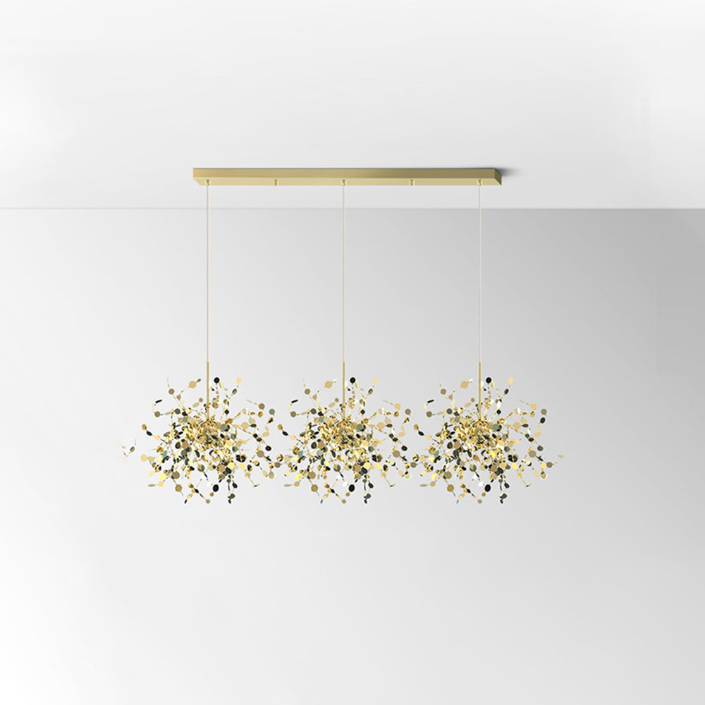 Orex Suspension Divergence Inhabituelle. Acier Inoxydable. Or/Argent. Salle à Manger/Salon-Luire