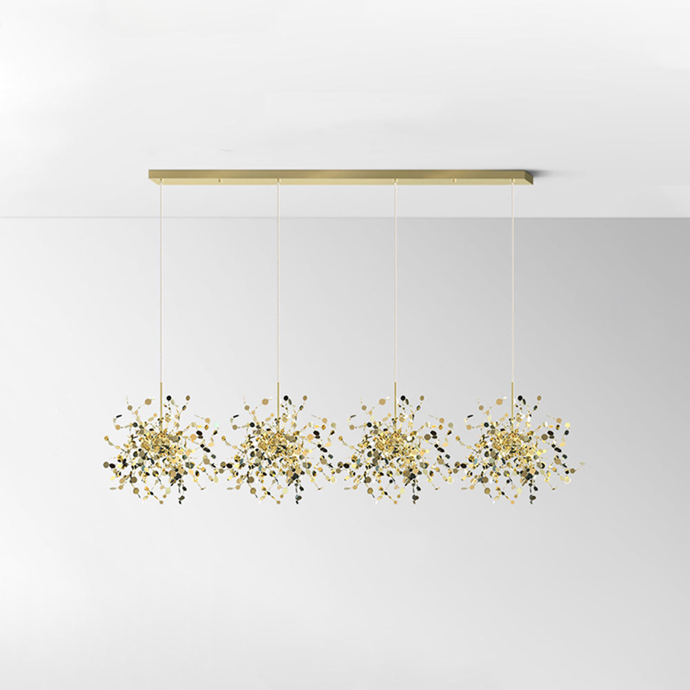 Orex Suspension Divergence Inhabituelle. Acier Inoxydable. Or/Argent. Salle à Manger/Salon-Luire